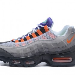 PK God Air Max 95 OG QS Blacksafety Orangevolt 810374-078 Shoes Women/Men