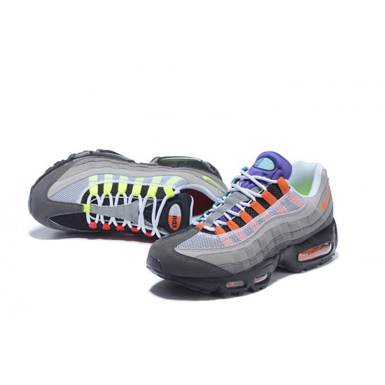 PK God Air Max 95 OG QS Blacksafety Orangevolt 810374-078 Shoes Women/Men