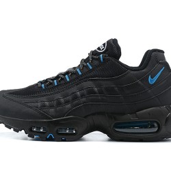 PK God Air Max 95 TT Black and Blue Shoes Men