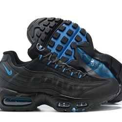 PK God Air Max 95 TT Black and Blue Shoes Men