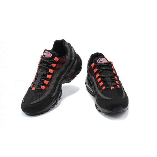 PK God Air Max 95 TT Black and Red Shoes Men