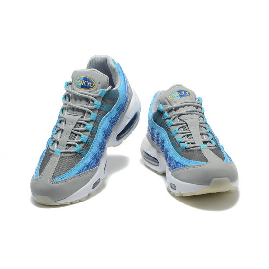 PK God Air Max 95 TT Blue Grey White CW7992-001 Shoes Men