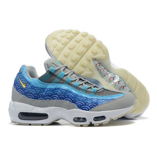 PK God Air Max 95 TT Blue Grey White CW7992-001 Shoes Men