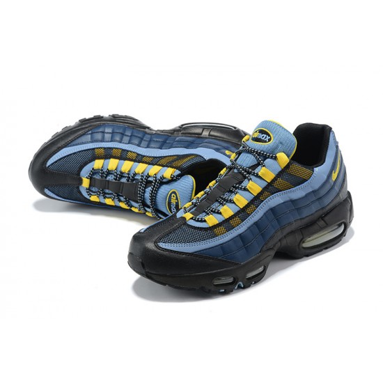 PK God Air Max 95 TT Blue Yellow Shoes Men