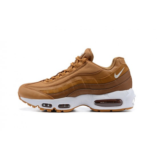 PK God Air Max 95 TT Brown and White Shoes Men