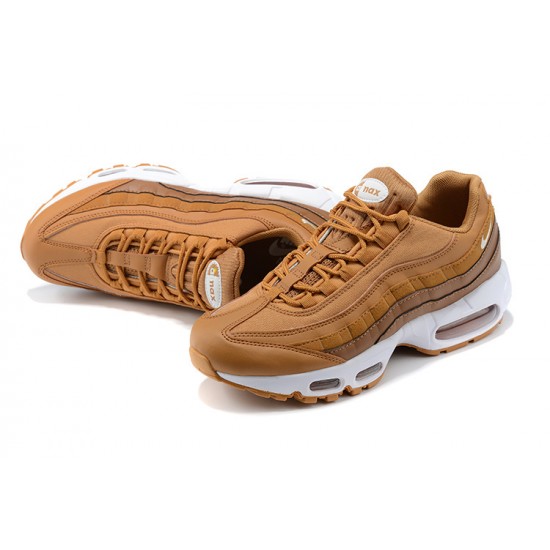 PK God Air Max 95 TT Brown and White Shoes Men