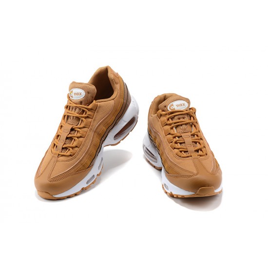 PK God Air Max 95 TT Brown and White Shoes Men