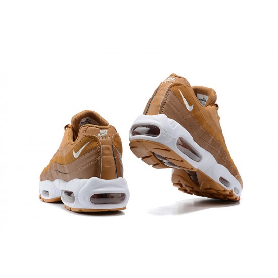 PK God Air Max 95 TT Brown and White Shoes Men