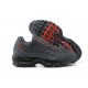 PK God Air Max 95 TT Grey Red and Black Shoes Men