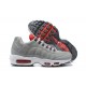 PK God Air Max 95 TT Grey White and Red Shoes Men 