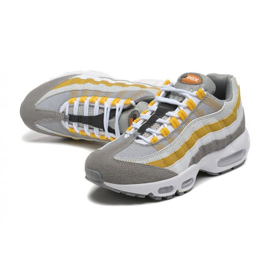 PK God Air Max 95 TT Grey Yellow White DM0011-010 Shoes Men