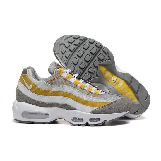 PK God Air Max 95 TT Grey Yellow White DM0011-010 Shoes Men