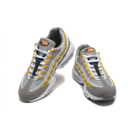 PK God Air Max 95 TT Grey Yellow White DM0011-010 Shoes Men