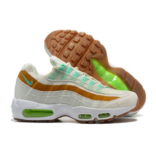 PK God Air Max 95 TT White  Green Brown CZ0154-100 Shoes Men