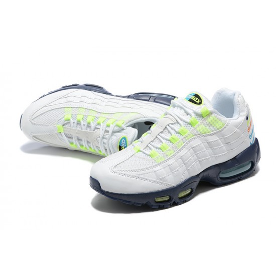 PK God Air Max 95 TT White Blue DX1819-100 Shoes Men