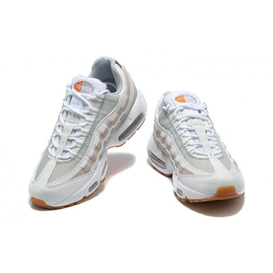 PK God Air Max 95 TT White Grey and Orange DM0011-100  Shoes Men