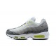 PK God Air Max 95 TT White and Grey Shoes Men