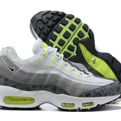 PK God Air Max 95 TT White and Grey Shoes Men