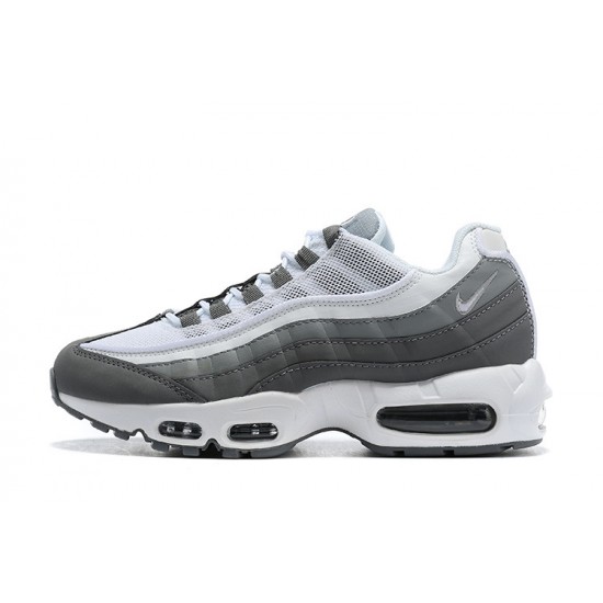 PK God Air Max 95 TT White and Grey Shoes Men