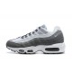 PK God Air Max 95 TT White and Grey Shoes Men