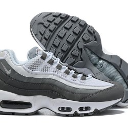 PK God Air Max 95 TT White and Grey Shoes Men