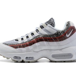 PK God Air Max 95 TT White and Red Shoes Men