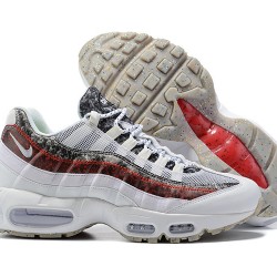 PK God Air Max 95 TT White and Red Shoes Men