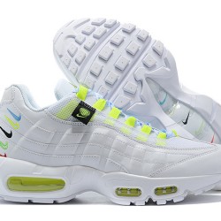 PK God Air Max 95 TT Worldwide White Yellow CV9030-100 Shoes Women/Men