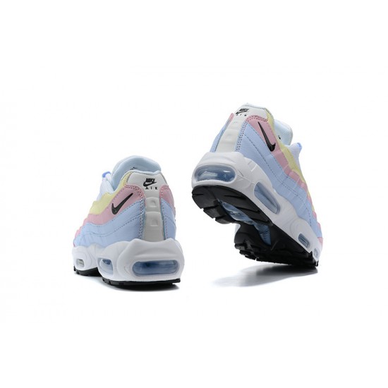 PK God Air Max 95 TT Blue Yellow Pink Shoes Women