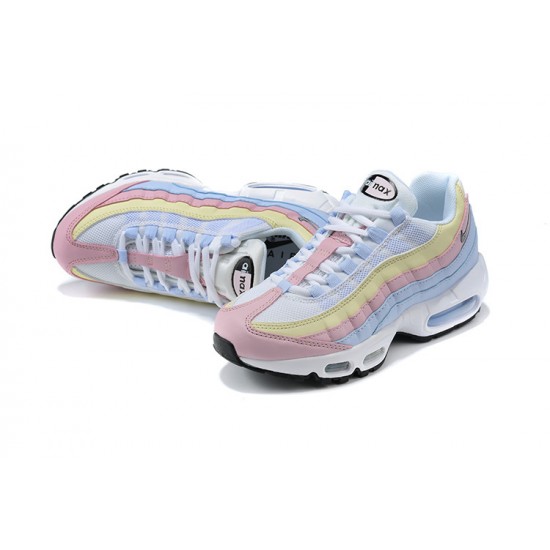 PK God Air Max 95 TT Blue Yellow Pink Shoes Women