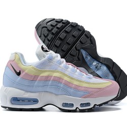 PK God Air Max 95 TT Blue Yellow Pink Shoes Women