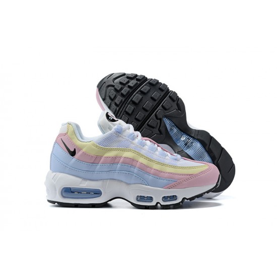 PK God Air Max 95 TT Blue Yellow Pink Shoes Women