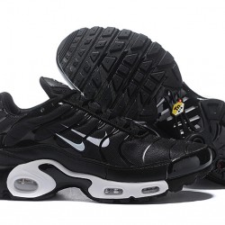 PK God Air Max Plus Tn Black and White Shoes Men