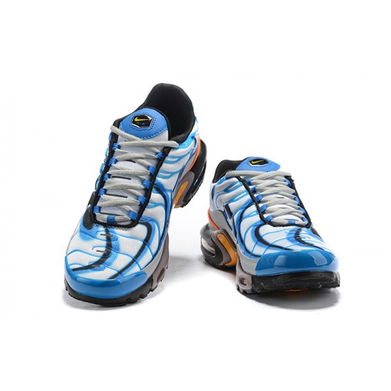 PK God Air Max Plus Tn QS White Blue 815994-400 Shoes Men