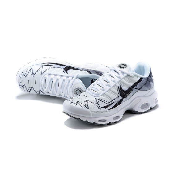 PK God Air Max Plus Tn White Black BV1983-100 Shoes Men