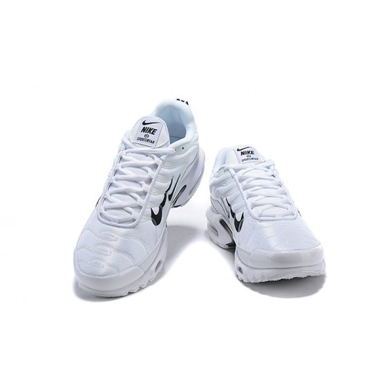 PK God Air Max Plus Tn White Black Shoes Men