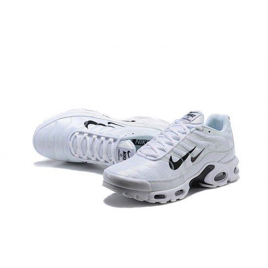 PK God Air Max Plus Tn White Black Shoes Men