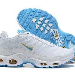 PK God Air Max Plus Tn White Blue Shoes Men