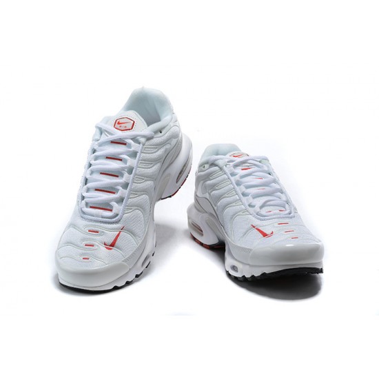 PK God Air Max Plus Tn White Red CU3454-100 Shoes Men