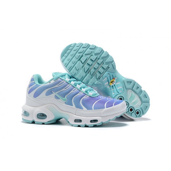 PK God Air Max Plus Tn White Blue Shoes Women