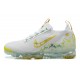 PK God Air VaporMax 2021 Flyknit White Yellow Shoes Women/Men