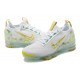 PK God Air VaporMax 2021 Flyknit White Yellow Shoes Women/Men