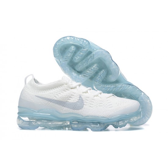 PK God Air VaporMax 2023 Flyknit Pure Women/Men Platinum White Blue DV1678-002 Shoes