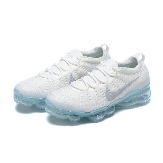 PK God Air VaporMax 2023 Flyknit Pure Women/Men Platinum White Blue DV1678-002 Shoes