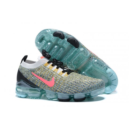 PK God Air VaporMax Flyknit 3 Black Green AJ6910-104 Shoes Women/Men