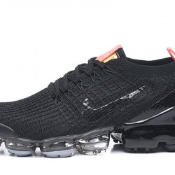 PK God Air VaporMax Flyknit 3 Black Orange Shoes Women/Men