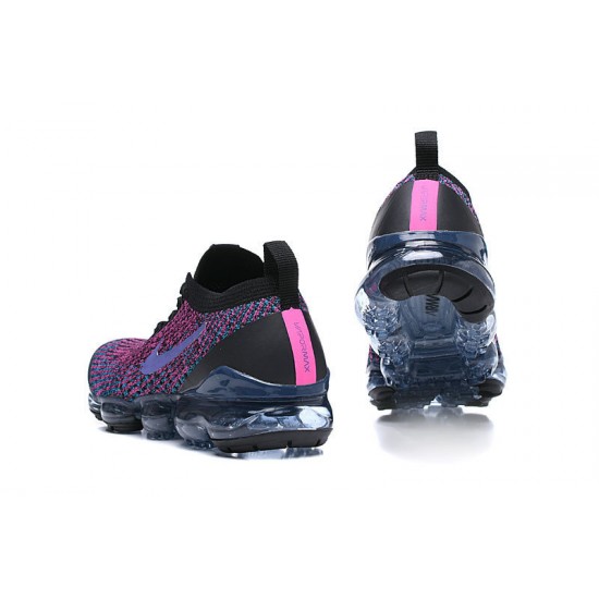 PK God Air VaporMax Flyknit 3 Black Purple AJ6900-009 Shoes Women/Men