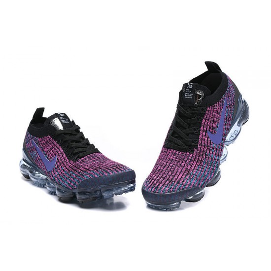 PK God Air VaporMax Flyknit 3 Black Purple AJ6900-009 Shoes Women/Men