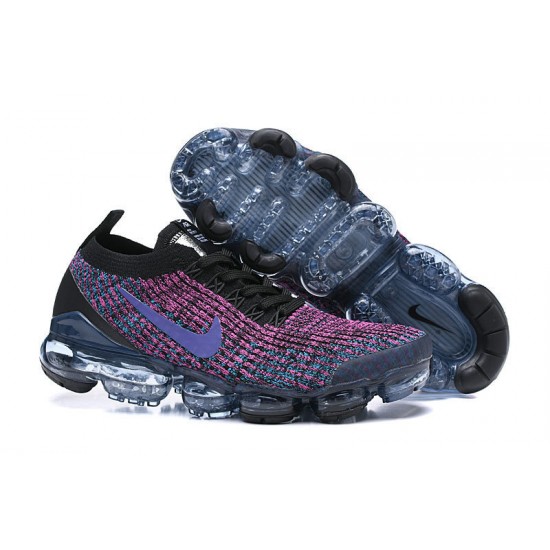 PK God Air VaporMax Flyknit 3 Black Purple AJ6900-009 Shoes Women/Men