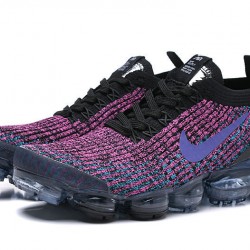 PK God Air VaporMax Flyknit 3 Black Purple AJ6900-009 Shoes Women/Men